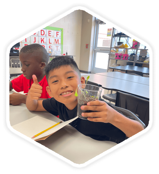 BrainBuzzed students engaged in a hands-on STEAM activity